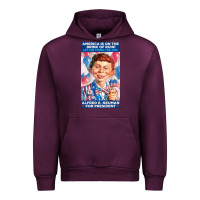 Mauve Wine alfred e. neuman for president Urban Hoodie - FloraArt