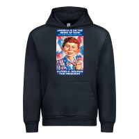 Navy alfred e. neuman for president Urban Hoodie - FloraArt