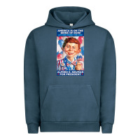 Pigment Midnight Navy alfred e. neuman for president Urban Hoodie - FloraArt