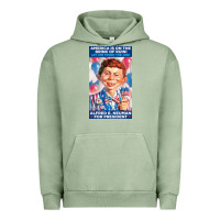 Pigment Oil Green alfred e. neuman for president Urban Hoodie - FloraArt