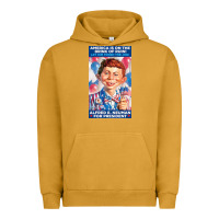 Pigment Peanut Butter alfred e. neuman for president Urban Hoodie - FloraArt