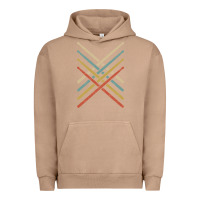 Pigment Burro retro vintage drummer tshirt 70s 80s distressed drum sticks long sleev Urban Hoodie - FloraArt