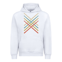 White retro vintage drummer tshirt 70s 80s distressed drum sticks long sleev Urban Hoodie - FloraArt