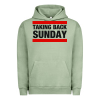 Pigment Oil Green TAKING BACK SUNDAY Urban Hoodie - FloraArt
