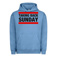 Pigment Pebble Blue TAKING BACK SUNDAY Urban Hoodie - FloraArt
