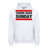 White TAKING BACK SUNDAY Urban Hoodie - FloraArt