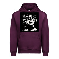 Mauve Wine Vintage Bikini Kill Women Classic Urban Hoodie - FloraArt