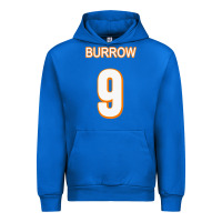 Cobalt Burrow Jersey Urban Hoodie - FloraArt