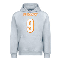 Heather Grey Burrow Jersey Urban Hoodie - FloraArt