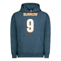 Pigment Midnight Navy Burrow Jersey Urban Hoodie - FloraArt