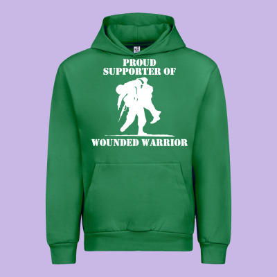 Wounded Warrior Urban Hoodie Designed By Floraart