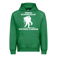 Emerald wounded warrior Urban Hoodie - FloraArt
