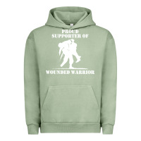 Pigment Oil Green wounded warrior Urban Hoodie - FloraArt