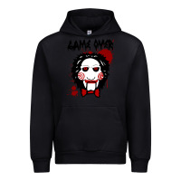 Black Billy Puppet Saw Jigsaw Inspired Urban Hoodie - FloraArt