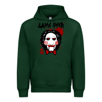 Forest Green Billy Puppet Saw Jigsaw Inspired Urban Hoodie - FloraArt