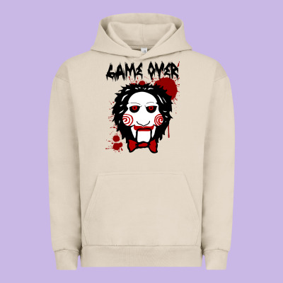 Billy Puppet Saw Jigsaw Inspired Urban Hoodie Designed By Floraart