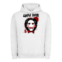 Pigment Lunar Rock Billy Puppet Saw Jigsaw Inspired Urban Hoodie - FloraArt
