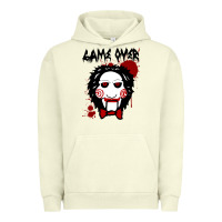 Pigment Pistachio Billy Puppet Saw Jigsaw Inspired Urban Hoodie - FloraArt