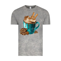 Cloud Rock Chocolate And Coffee Vintage Tee - FaDigitalArtStudio