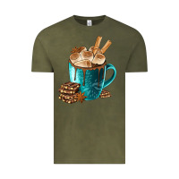 Vintage Olive Chocolate And Coffee Vintage Tee - FaDigitalArtStudio