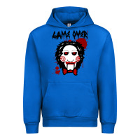 Cobalt Billy Puppet Saw Jigsaw Inspired Urban Hoodie - FloraArt