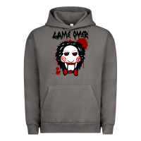 Pigment Tornado Billy Puppet Saw Jigsaw Inspired Urban Hoodie - FloraArt