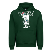 Forest Green schoolhouse rock vote with bill with white type t shirt Urban Hoodie - FloraArt