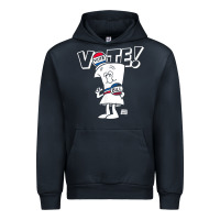 Navy schoolhouse rock vote with bill with white type t shirt Urban Hoodie - FloraArt
