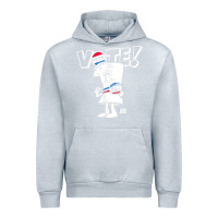Heather Grey schoolhouse rock vote with bill with white type t shirt Urban Hoodie - FloraArt