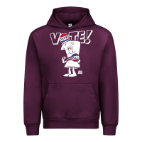 Mauve Wine schoolhouse rock vote with bill with white type t shirt Urban Hoodie - FloraArt