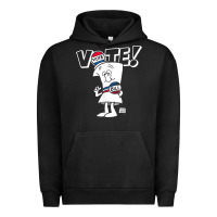 Pigment Black schoolhouse rock vote with bill with white type t shirt Urban Hoodie - FloraArt