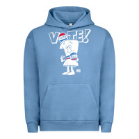 Pigment Pebble Blue schoolhouse rock vote with bill with white type t shirt Urban Hoodie - FloraArt