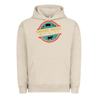 Pigment French Oak smoke meat not meth funny bbq grill lover meat lover retro Urban Hoodie - FloraArt