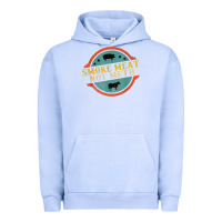 Pigment Grape Ice smoke meat not meth funny bbq grill lover meat lover retro Urban Hoodie - FloraArt