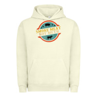 Pigment Pistachio smoke meat not meth funny bbq grill lover meat lover retro Urban Hoodie - FloraArt
