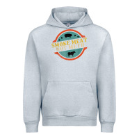 Heather Grey smoke meat not meth funny bbq grill lover meat lover retro Urban Hoodie - FloraArt