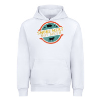 White smoke meat not meth funny bbq grill lover meat lover retro Urban Hoodie - FloraArt