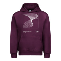 Mauve Wine Cabaret Voltaire Minimal Style Graphic Artwork Design gift Urban Hoodie - FloraArt