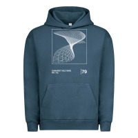 Pigment Midnight Navy Cabaret Voltaire Minimal Style Graphic Artwork Design gift Urban Hoodie - FloraArt