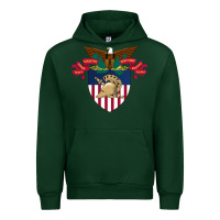 Forest Green United States, Military Academy Urban Hoodie - FloraArt