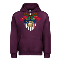 Mauve Wine United States, Military Academy Urban Hoodie - FloraArt