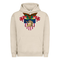 Pigment French Oak United States, Military Academy Urban Hoodie - FloraArt