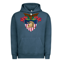 Pigment Midnight Navy United States, Military Academy Urban Hoodie - FloraArt
