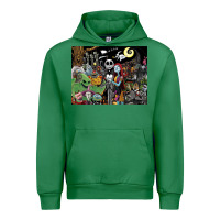 Emerald nightmare before christmas Urban Hoodie - FloraArt