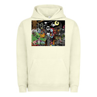 Pigment Pistachio nightmare before christmas Urban Hoodie - FloraArt