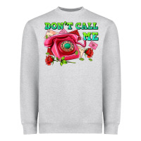 Heather Grey dont call me with pink phone and letters Heavyweight Sweatshirt - AdoDesignShop