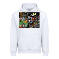 White nightmare before christmas Urban Hoodie - FloraArt