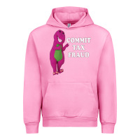Fuchsia Pink commit tax fraud essential Urban Hoodie - FloraArt