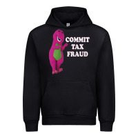 Black commit tax fraud essential Urban Hoodie - FloraArt