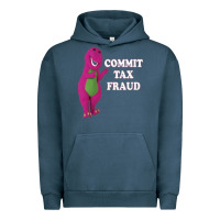 Pigment Midnight Navy commit tax fraud essential Urban Hoodie - FloraArt